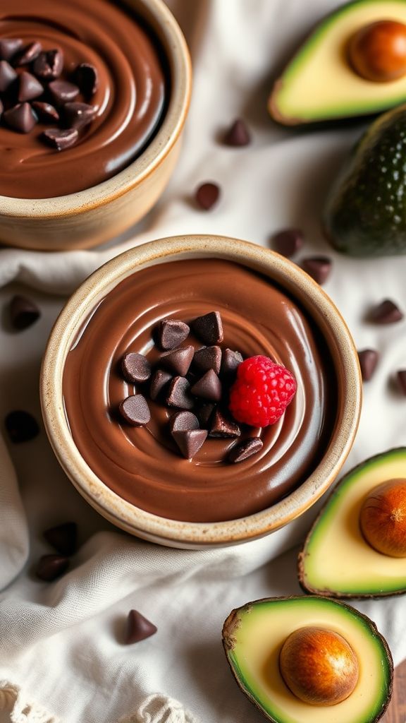 No-Bake Chocolate Avocado Mousse