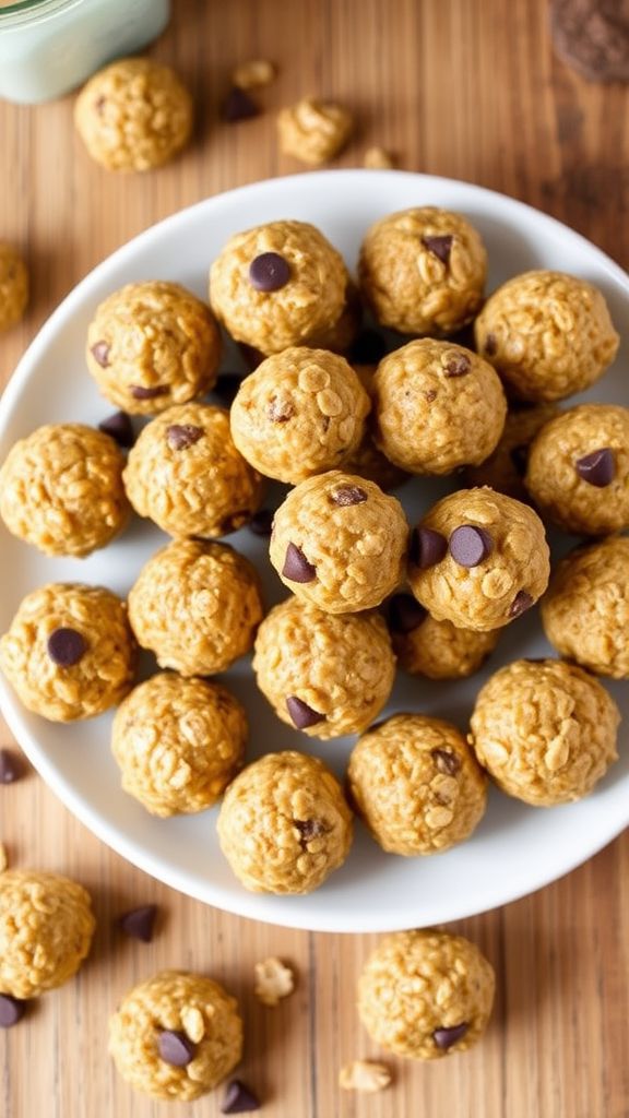 No-Bake Peanut Butter Oat Energy Bites  