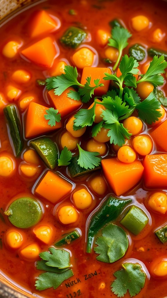 North African-inspired Moroccan Chickpea Stew