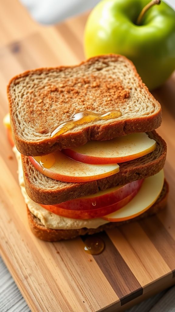 Nut Butter and Apple Sandwiches