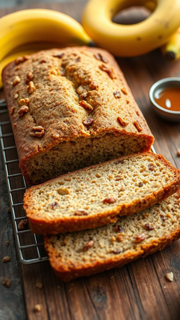 Nutty Quinoa Banana Bread  