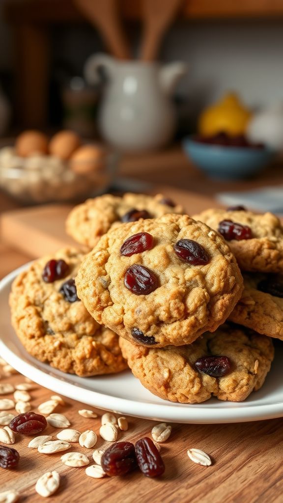 Oatmeal Raisin Breakfast Cookies