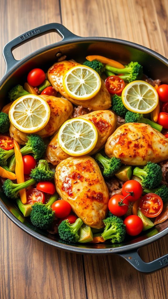 One-Pan Chicken and Veggie Bake