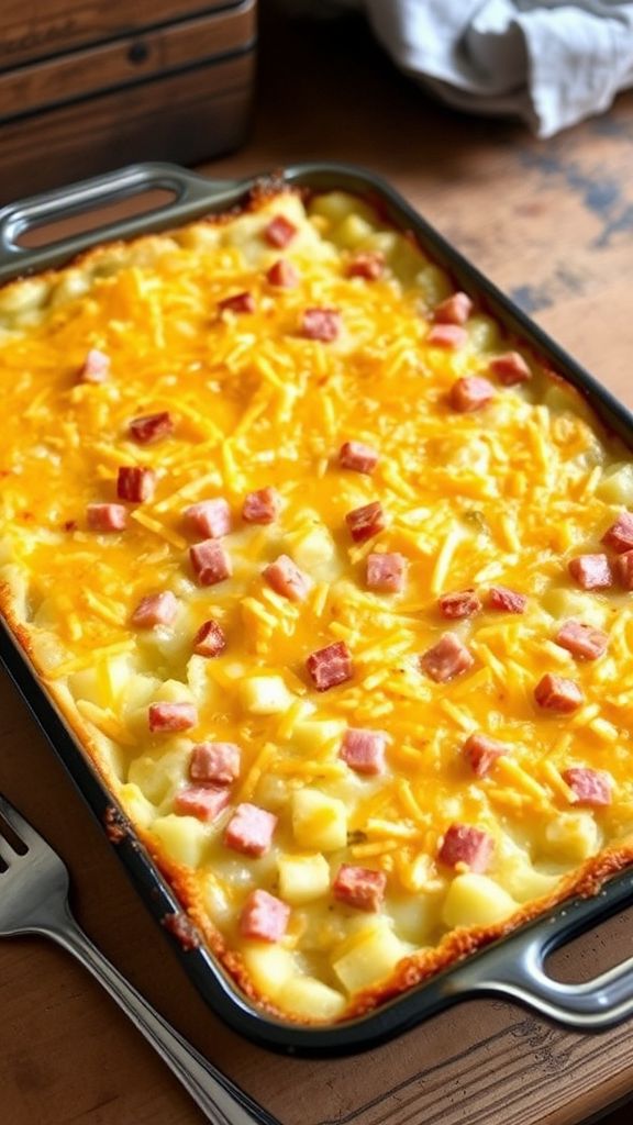 One-Pan Ham and Potato Casserole