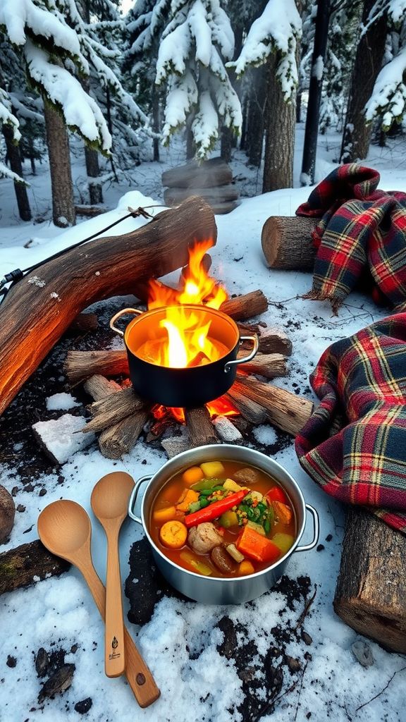 one-pot camping meals for hassle-free winter cookin