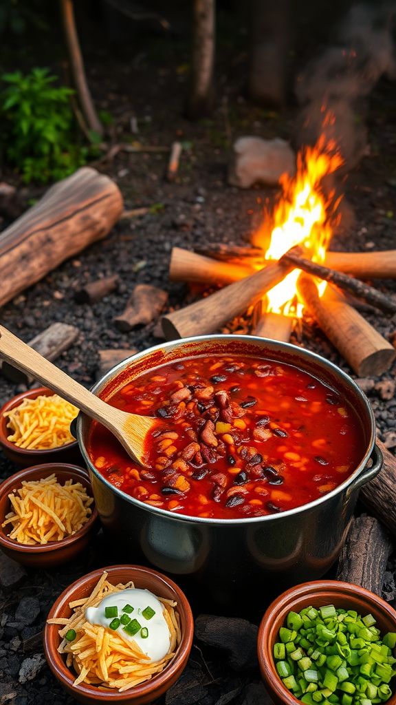 One-Pot Chili for Campfire Nights  