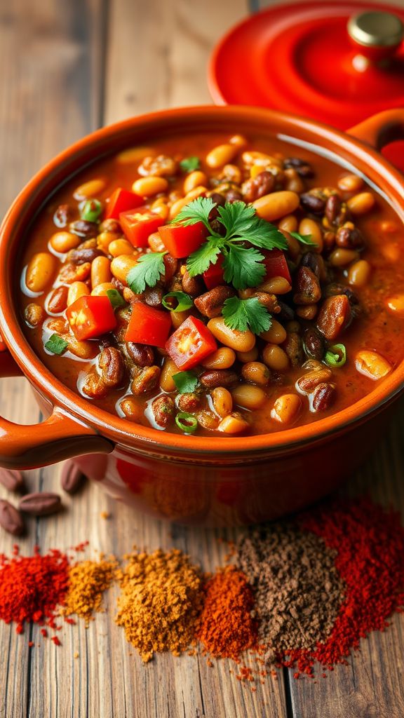 One-Pot Spicy Lentil Chili