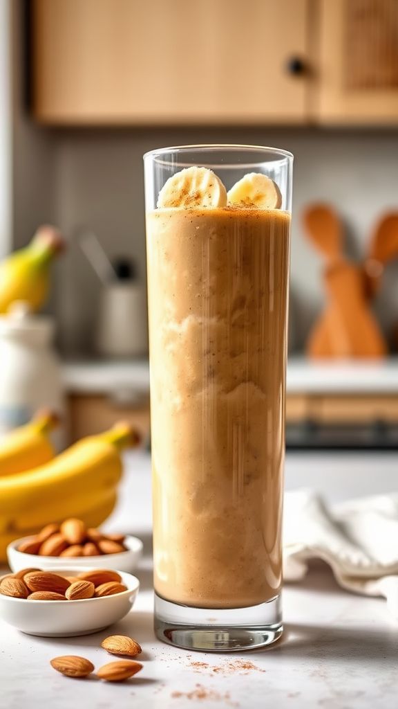 Peanut Butter Banana Protein Smoothie  