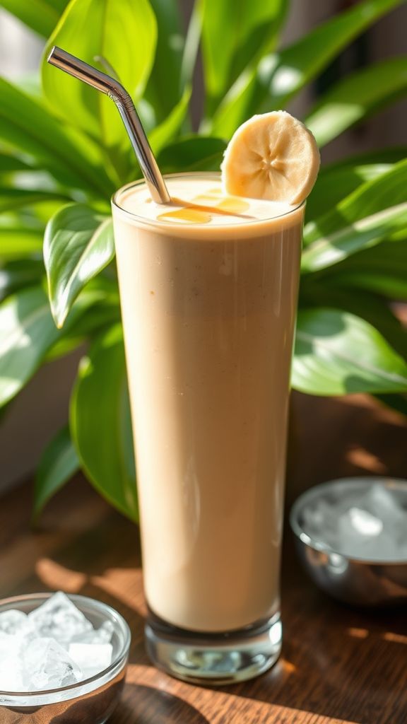 Peanut Butter Banana Protein Smoothie