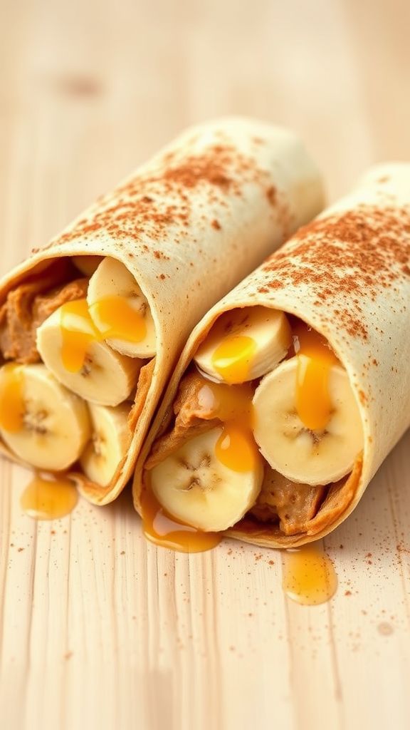 Peanut Butter Banana Wraps