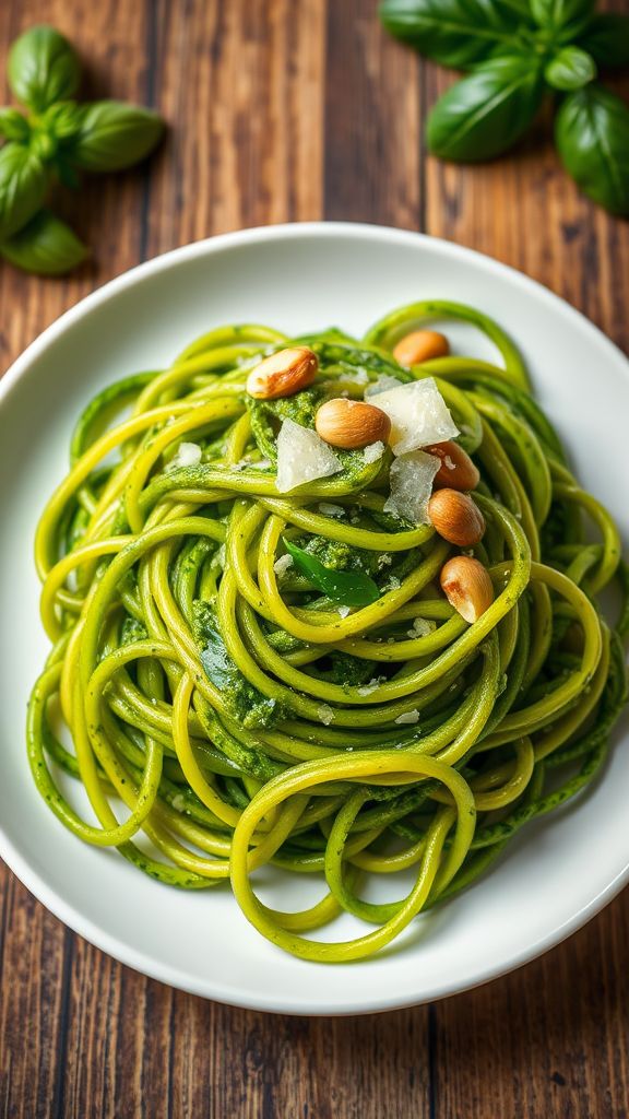 Pesto Zucchini Noodles  