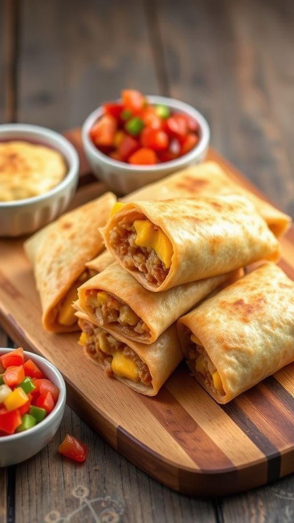 Portable Breakfast Burrito Bombs