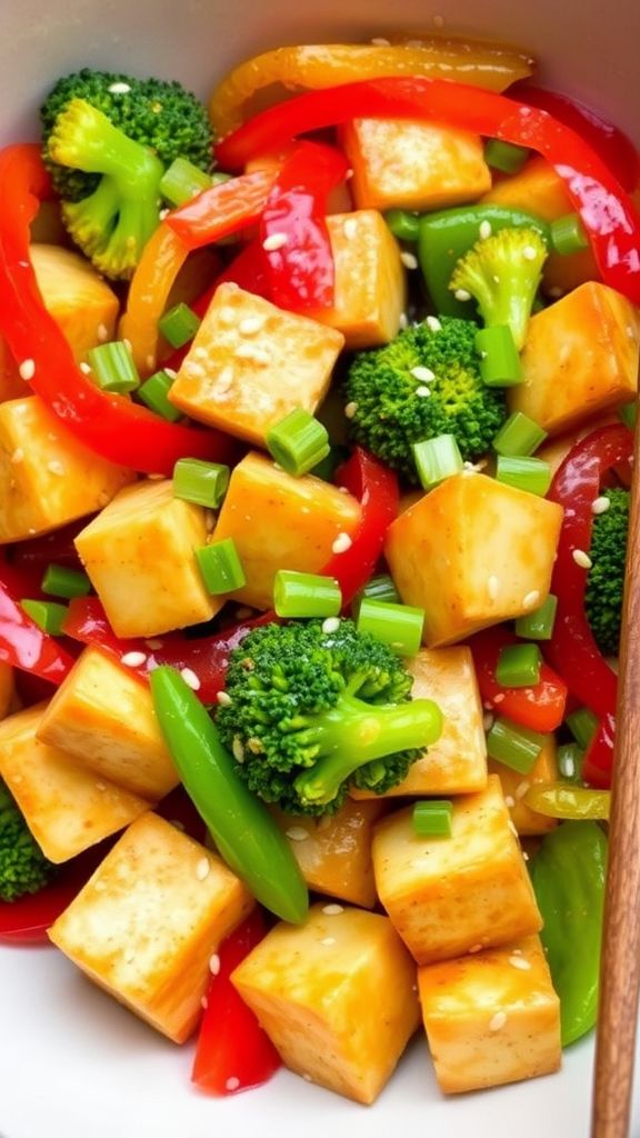 Protein-Packed Vegetable and Tofu Stir-Fry