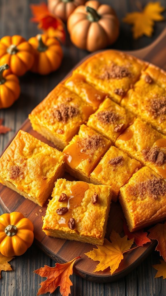 Pumpkin Spice Vegan Cornbread