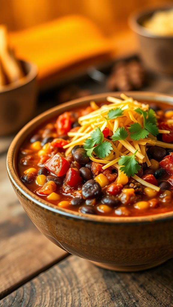 Quick and Hearty Chili Bowls  