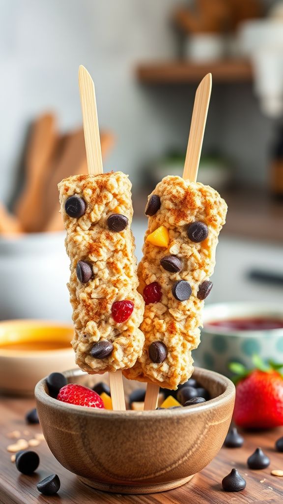 Quick Oatmeal on a Stick