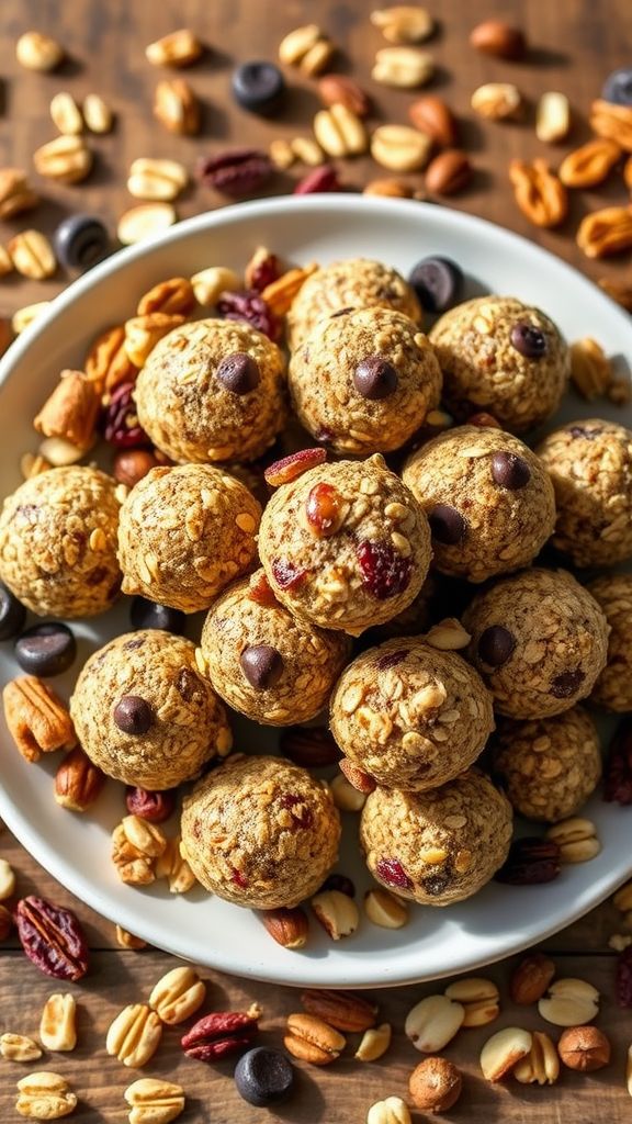 Quick Trail Mix Energy Bites  