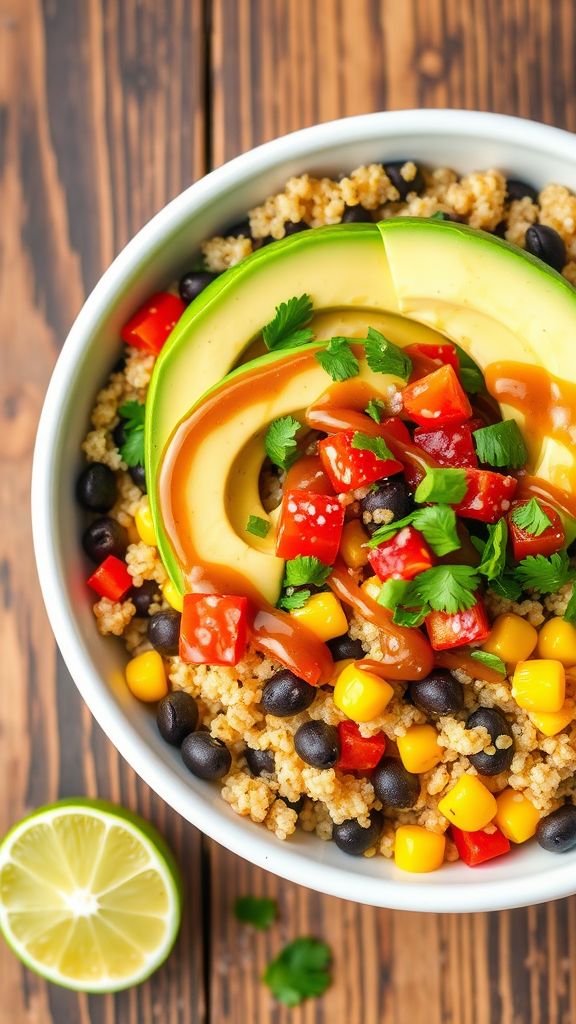 Quinoa and Black Bean Bowl  