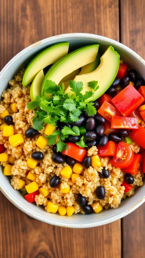 Quinoa & Black Bean Power Bowls  