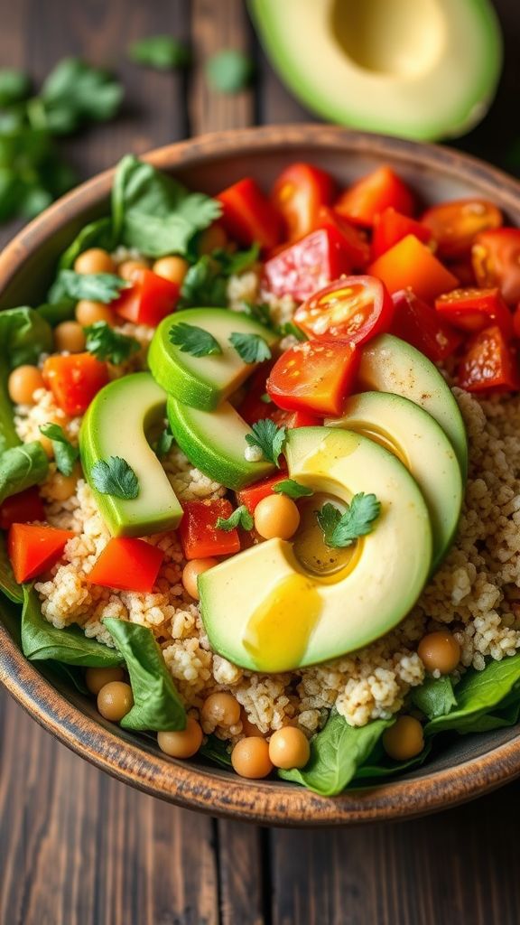 Quinoa Chickpea Power Bowl  