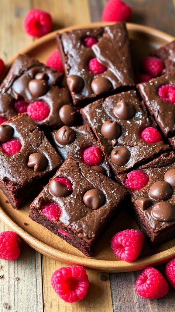 Raspberry Chocolate Chunk Brownies