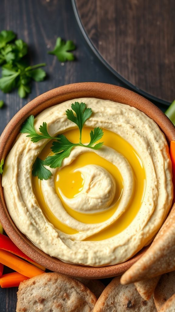 Raw Herb-Infused Hummus