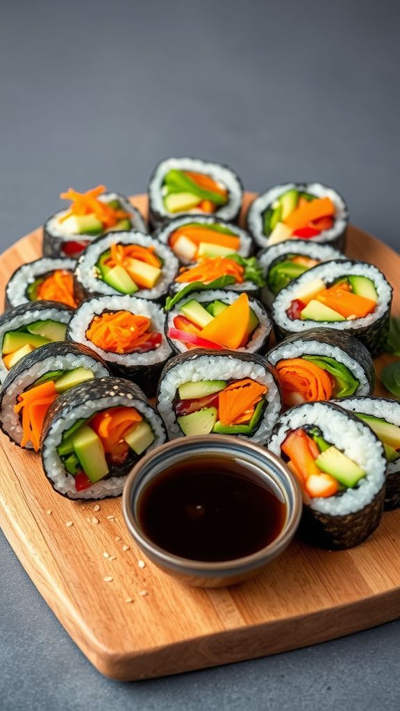 Raw Vegan Sushi Rolls