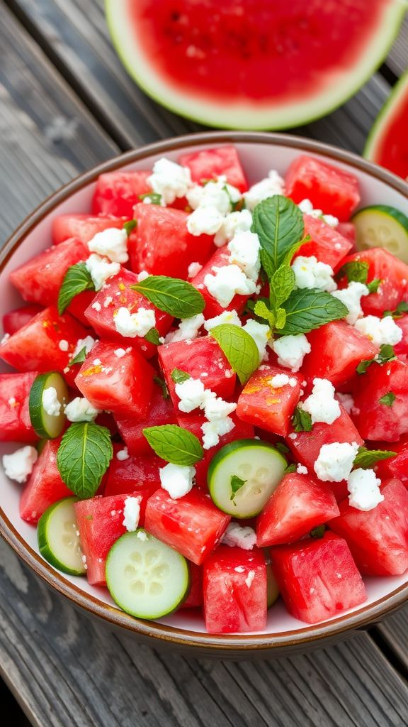 Refreshing Watermelon Salad