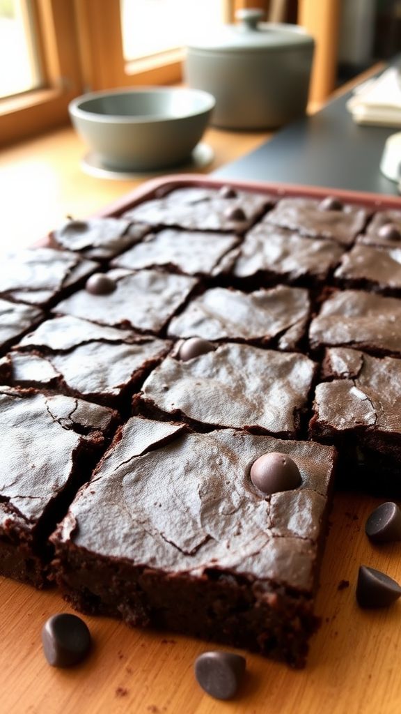 Rich Almond Flour Vegan Brownies