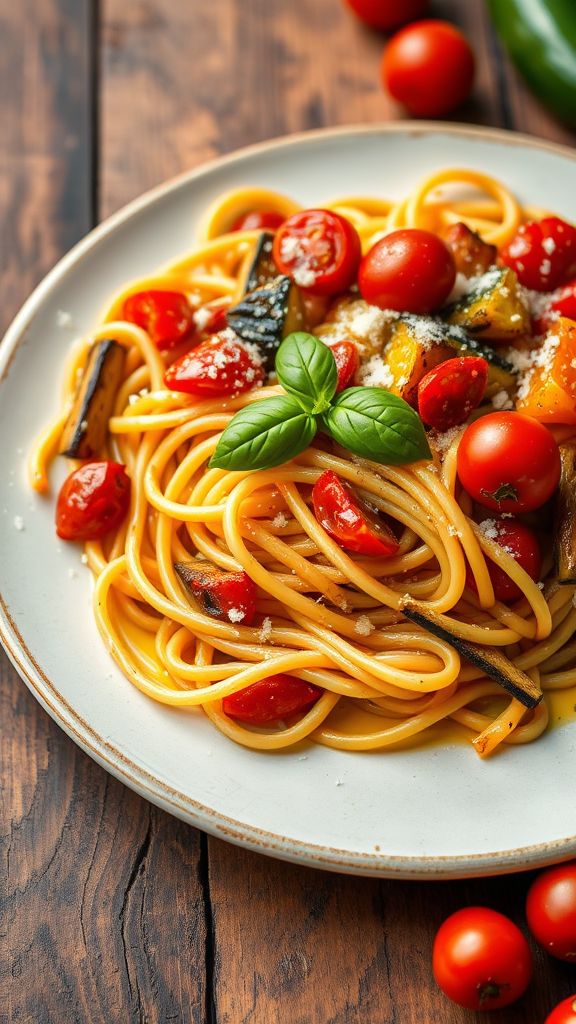 Roasted Vegetable Gemelli  