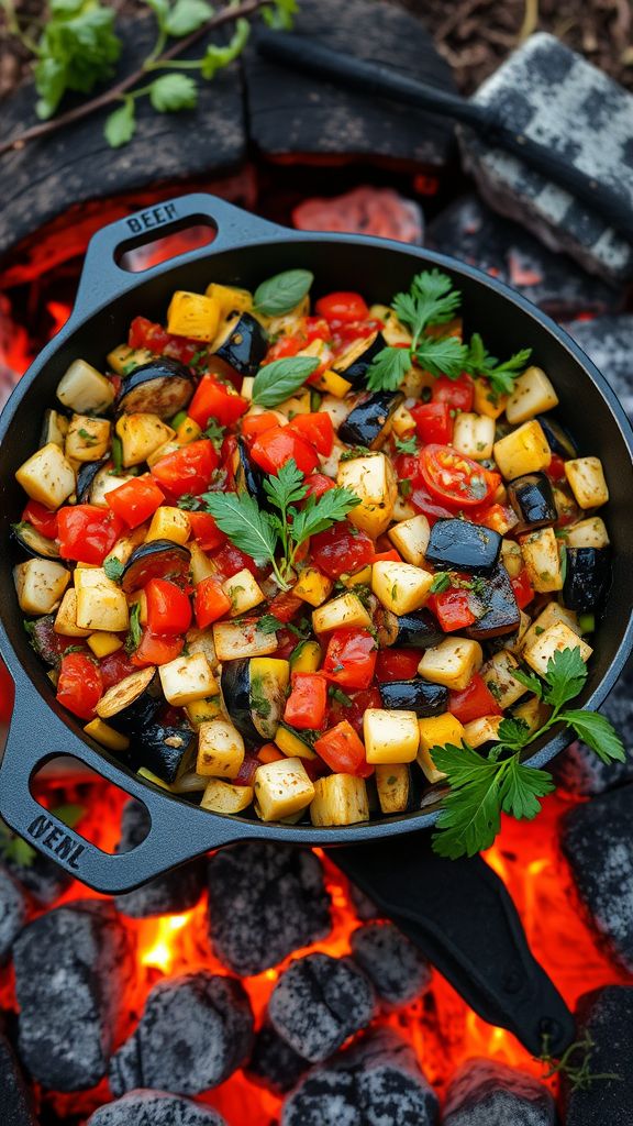 Rustic Campfire Ratatouille