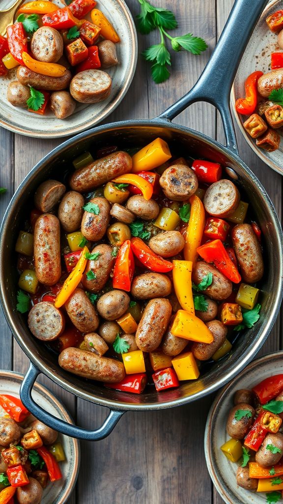 Rustic Italian Sausage and Peppers  