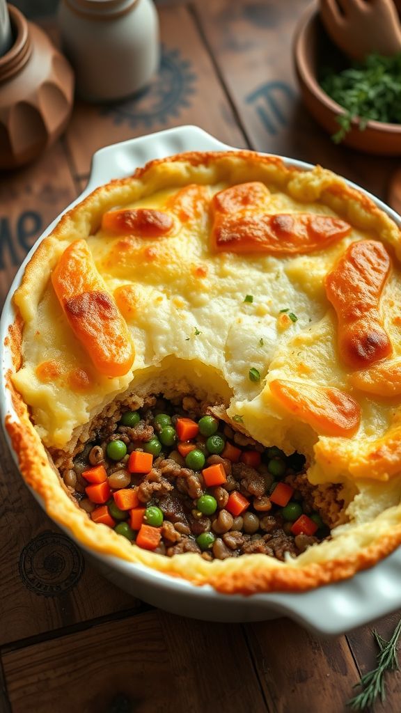 Rustic Lentil Shepherd's Pie