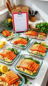 salmon meal prep ideas for delicious lunches