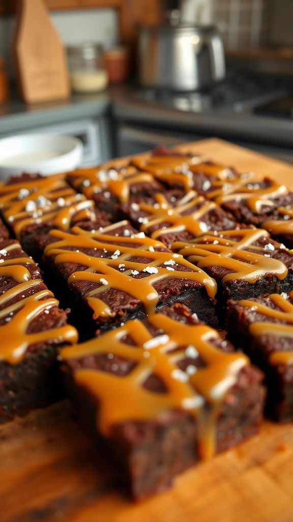 Salted Caramel Chocolate Brownies