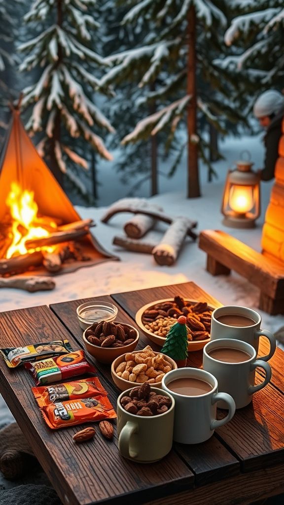 satisfying winter camping snacks you’ll love on the trail