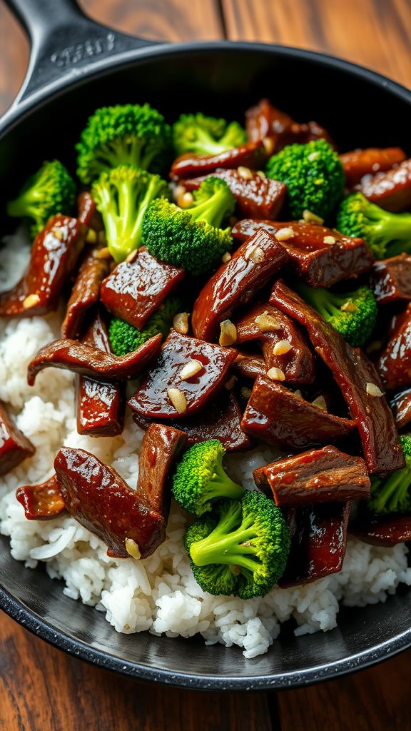 Savory Beef and Broccoli Skillet