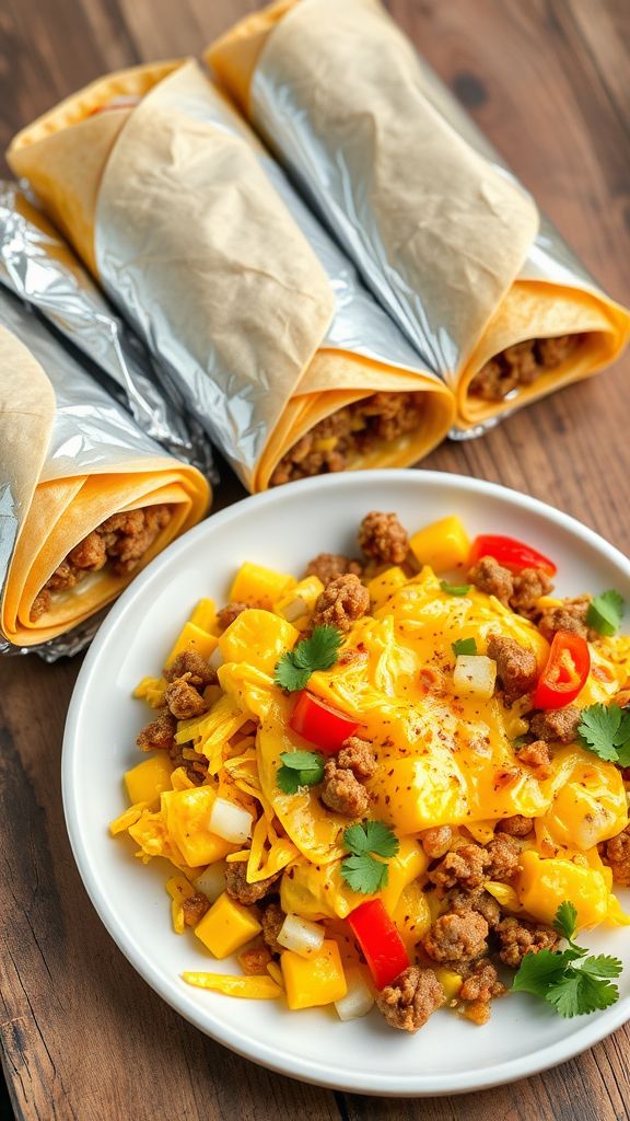 Savory Breakfast Burrito Packs