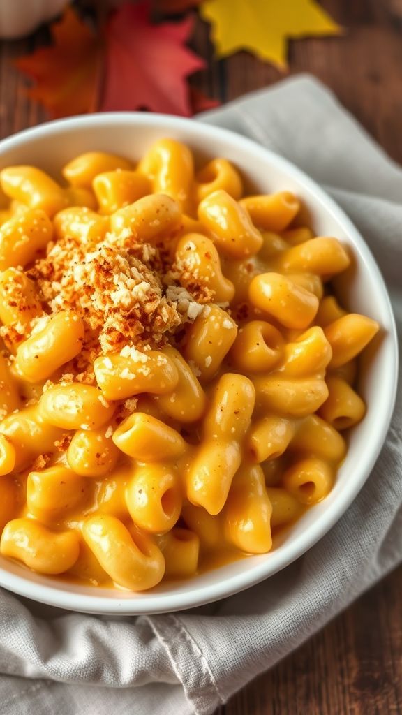 Savory Pumpkin Spice Mac and Cheese