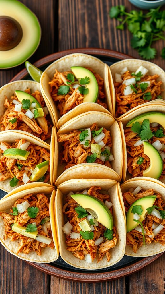 Savory Slow-Cooked Chicken Tacos  