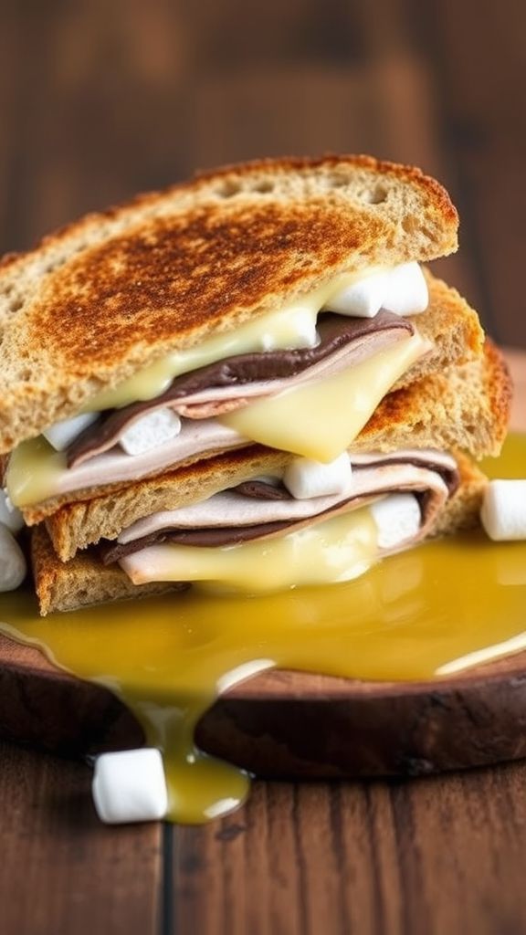 Savory S'mores Turkey Melts  