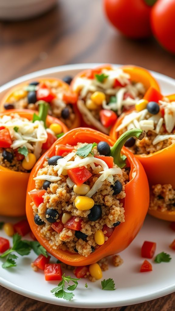 Savory Stuffed Peppers on the Go  