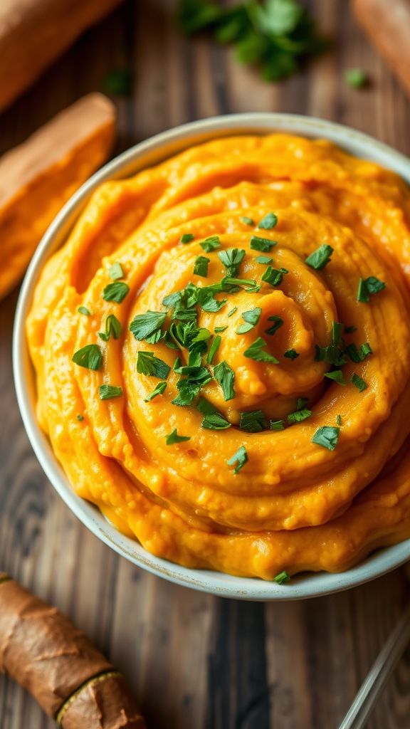 Savory Vegan Sweet Potato Mash