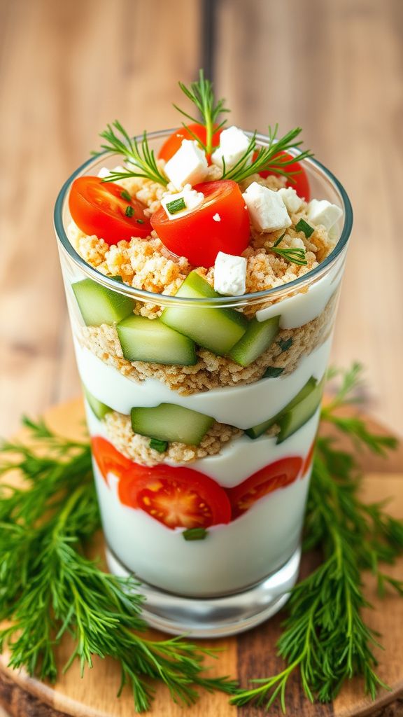 Savory Yogurt Parfait  