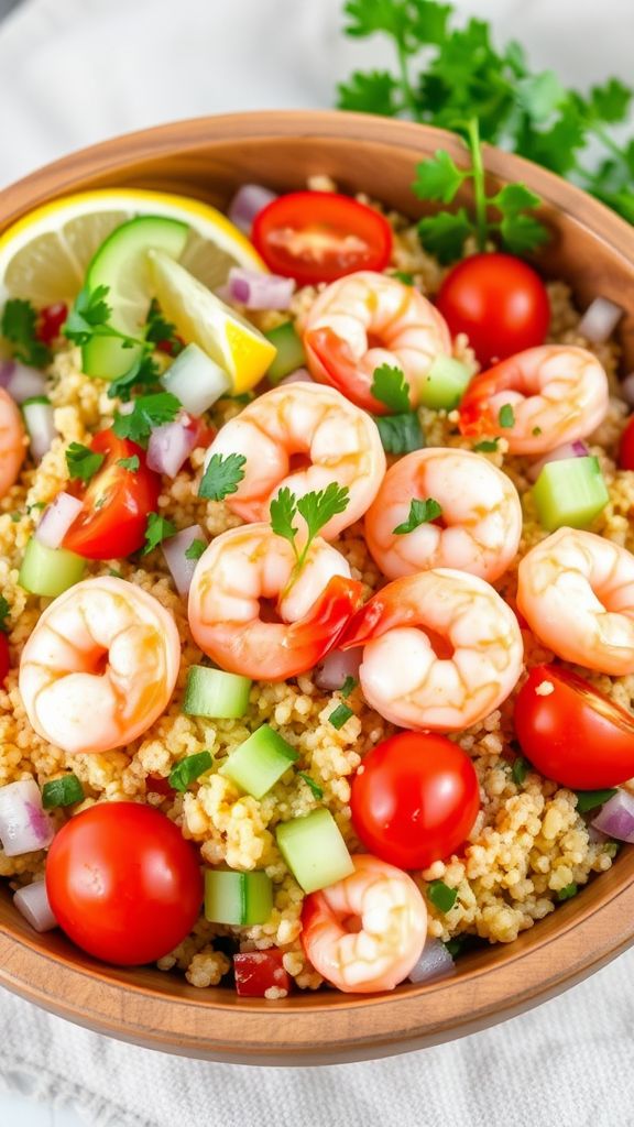 Shrimp and Quinoa Salad  