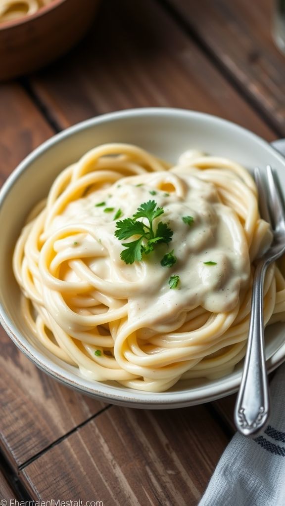 Silken Tofu Alfredo Extravaganza