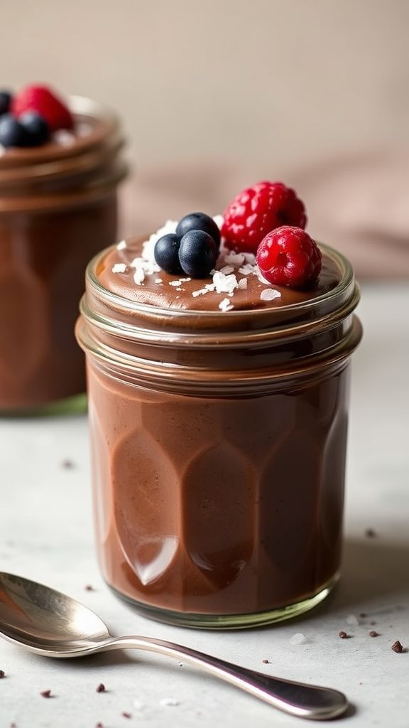 Silky Chocolate Chia Seed Pudding  