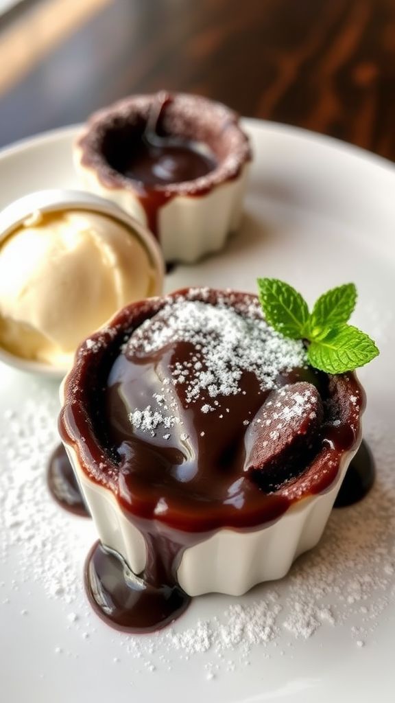 Sinful Vegan Chocolate Lava Cake