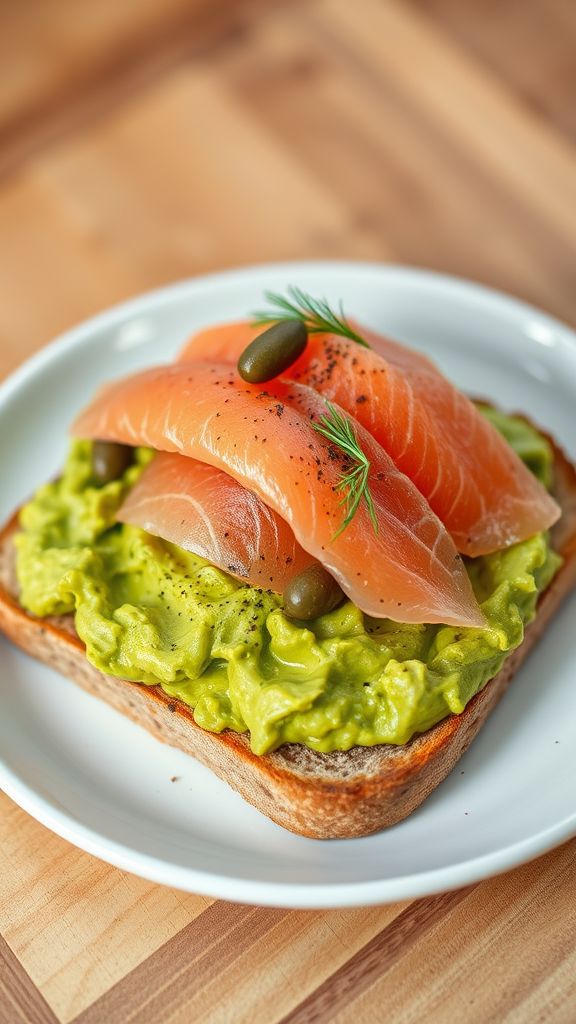 Smoked Salmon and Avocado Toast 