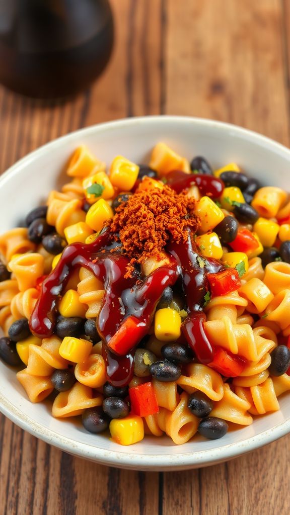 Smoky BBQ Bean & Corn Pasta Mix